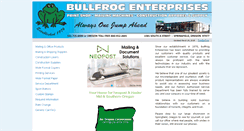 Desktop Screenshot of bullfrogenterprises.com